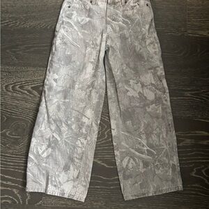 RSQ Light Gray Patterned Jeans